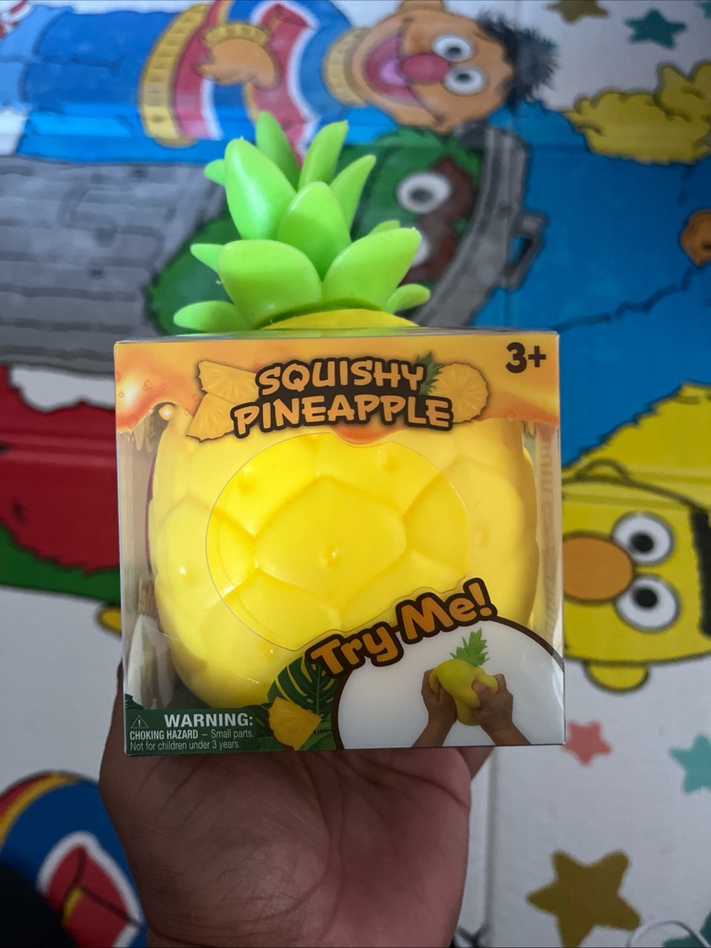 Viral Sunny Days Jumbo Squeezy Pineapple Squishy Toy, Stress Relief Sensory 🍍